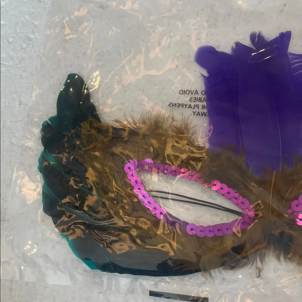 Feather sequin Masquerade Mask Halloween cosplay Masquerade Theater Halloween